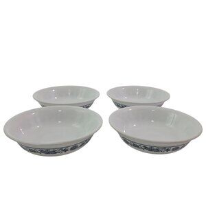 Corelle Old Town Blue 5 3/8" Collectible Berry Dessert Bowls - Set of 4